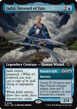 Jadzi, Steward of Fate (Extended Art) (SOS-318) [Secrets of Strixhaven]