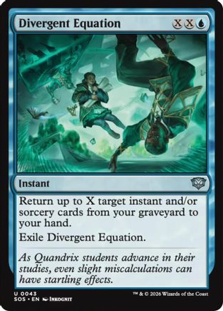 Divergent Equation (SOS-043) [Secrets of Strixhaven] Foil
