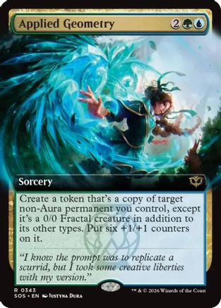 Applied Geometry (Extended Art) (SOS-343) [Secrets of Strixhaven]