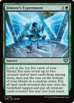Zimone's Experiment (SOS-169) [Secrets of Strixhaven] Foil