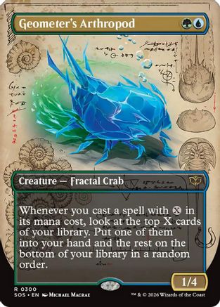 Geometer's Arthropod (Borderless) (SOS-300) [Secrets of Strixhaven]