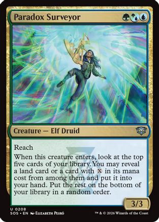 Paradox Surveyor (SOS-208) [Secrets of Strixhaven] Foil