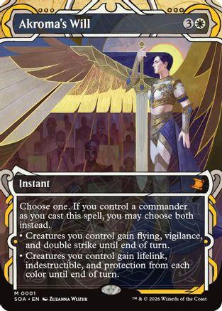 Akroma's Will (SOA-001) [Secrets of Strixhaven: Mystical Archive] Foil