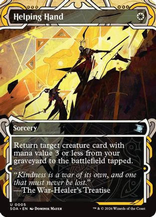 Helping Hand (SOA-005) [Secrets of Strixhaven: Mystical Archive] Foil