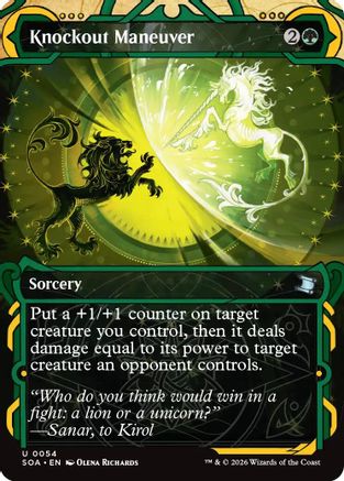 Knockout Maneuver (SOA-054) [Secrets of Strixhaven: Mystical Archive] Foil