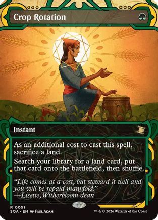 Crop Rotation (SOA-051) [Secrets of Strixhaven: Mystical Archive] Foil
