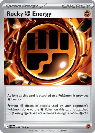 Rocky Fighting Energy (Non-Holo) (087/088) [Deck Exclusives] - Rare