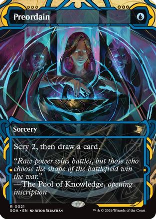 Preordain (SOA-021) [Secrets of Strixhaven: Mystical Archive]