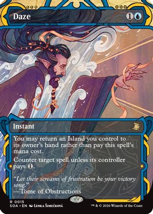 Daze (SOA-015) [Secrets of Strixhaven: Mystical Archive] Foil