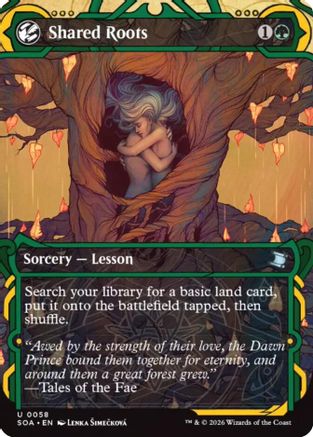 Shared Roots (SOA-058) [Secrets of Strixhaven: Mystical Archive] Foil