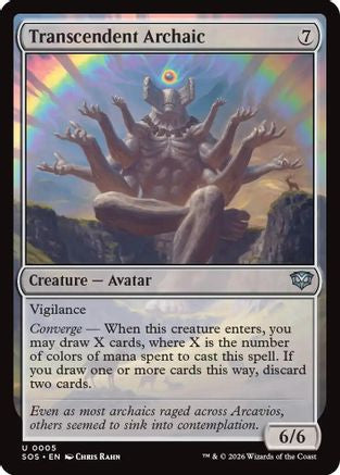 Transcendent Archaic (SOS-005) [Secrets of Strixhaven]