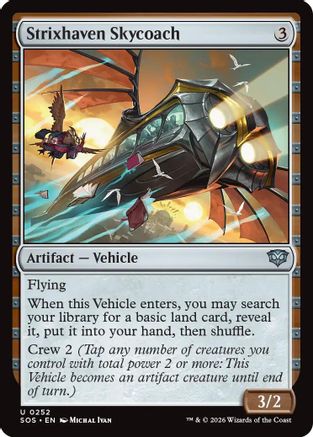 Strixhaven Skycoach (SOS-252) [Secrets of Strixhaven] Foil