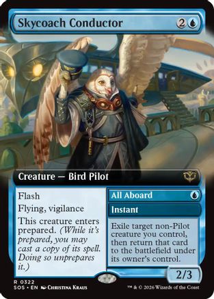 Skycoach Conductor (Extended Art) (SOS-322) [Secrets of Strixhaven]
