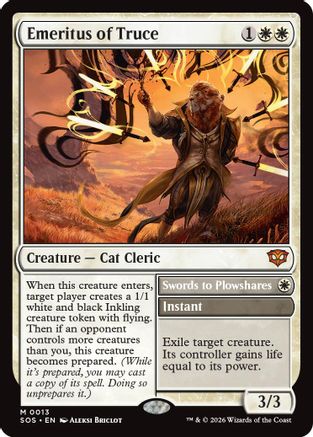 Emeritus of Truce (SOS-013) [Secrets of Strixhaven] Foil