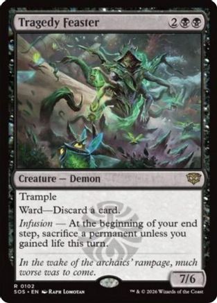 Tragedy Feaster (SOS-102) [Secrets of Strixhaven] Foil