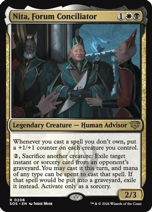 Nita, Forum Conciliator (SOS-206) [Secrets of Strixhaven] Foil
