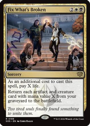 Fix What's Broken (SOS-188) [Secrets of Strixhaven] Foil