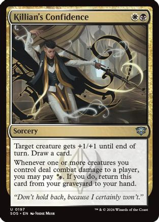 Killian's Confidence (SOS-197) [Secrets of Strixhaven] Foil