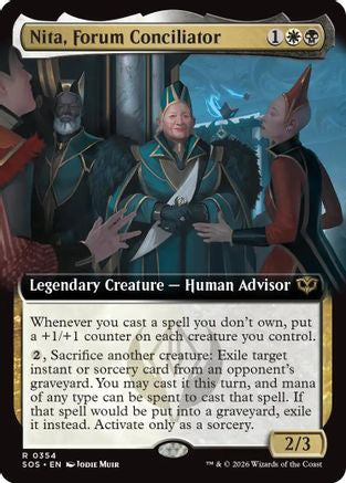 Nita, Forum Conciliator (Extended Art) (SOS-354) [Secrets of Strixhaven] Foil
