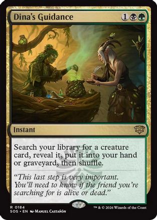 Dina's Guidance (SOS-184) [Secrets of Strixhaven]