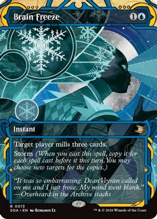 Brain Freeze (SOA-013) [Secrets of Strixhaven: Mystical Archive]