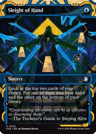 Sleight of Hand (SOA-022) [Secrets of Strixhaven: Mystical Archive] Foil