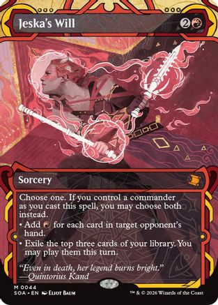 Jeska's Will (SOA-044) [Secrets of Strixhaven: Mystical Archive] Foil
