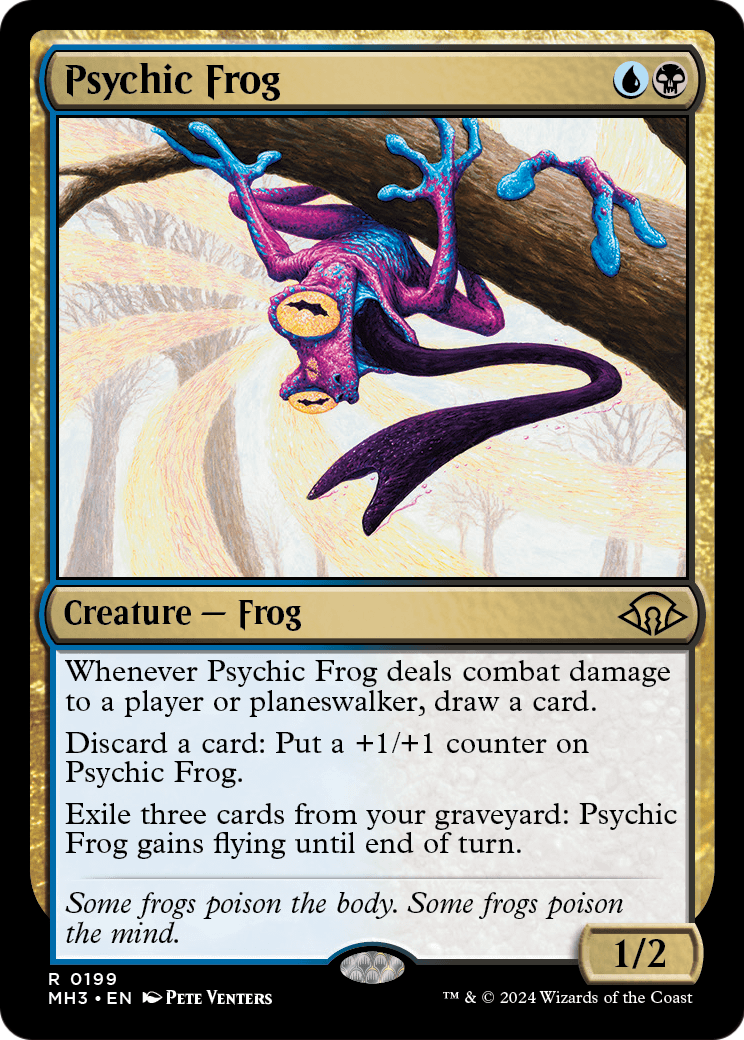 Psychic Frog (MH3-199) [Modern Horizons 3] Foil