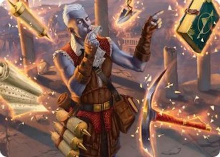 Dig Site Inventory Art Card (ASSOS-002) [Art Series: Secrets of Strixhaven]