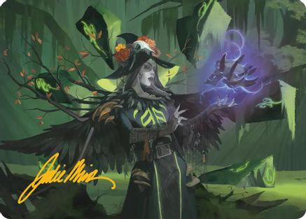 Emeritus of Woe Art Card (Gold-Stamped Signature) (ASSOS-010) [Art Series: Secrets of Strixhaven]