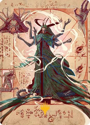 Tragedy Feaster Art Card (Gold-Stamped Planeswalker Symbol) (ASSOS-030) [Art Series: Secrets of Strixhaven]