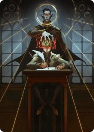 Vampiric Tutor Art Card (ASSOS-045) [Art Series: Secrets of Strixhaven]