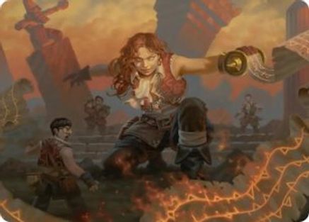 Zealous Lorecaster Art Card (ASSOS-014) [Art Series: Secrets of Strixhaven]