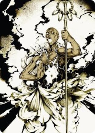 Burst Lightning Art Card (ASSOS-051) [Art Series: Secrets of Strixhaven]