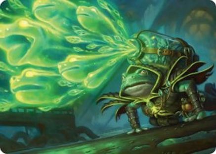 Burrog Barrage Art Card (ASSOS-015) [Art Series: Secrets of Strixhaven]
