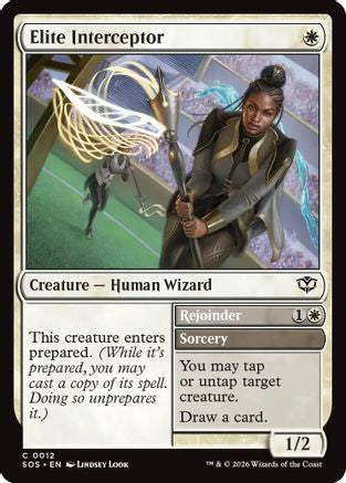 Elite Interceptor (SOS-012) [Secrets of Strixhaven] Foil