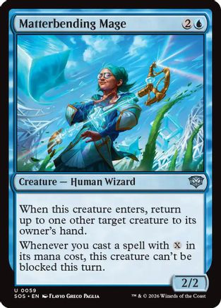 Matterbending Mage (SOS-059) [Secrets of Strixhaven]