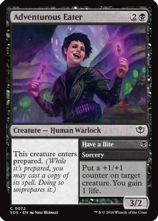 Adventurous Eater (SOS-072) [Secrets of Strixhaven] Foil
