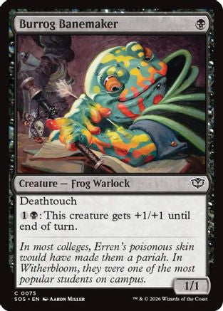 Burrog Banemaker (SOS-075) [Secrets of Strixhaven] Foil