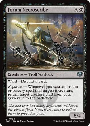 Forum Necroscribe (SOS-084) [Secrets of Strixhaven] Foil