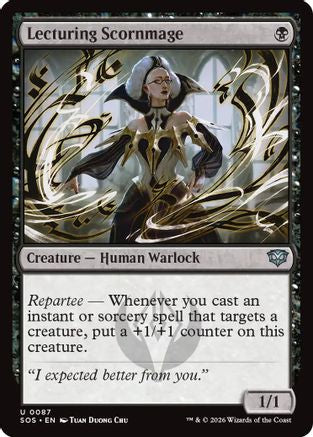 Lecturing Scornmage (SOS-087) [Secrets of Strixhaven]