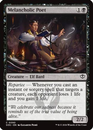 Melancholic Poet (SOS-090) [Secrets of Strixhaven]