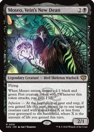 Moseo, Vein's New Dean (SOS-091) [Secrets of Strixhaven]
