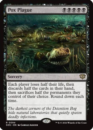 Pox Plague (SOS-094) [Secrets of Strixhaven] Foil