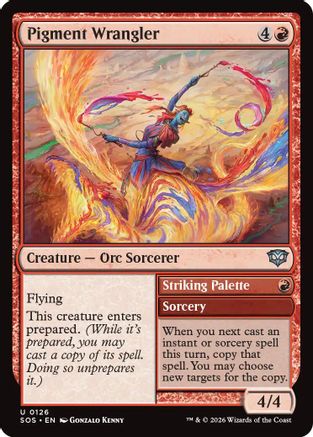 Pigment Wrangler (SOS-126) [Secrets of Strixhaven] Foil