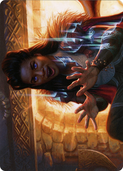 Birgi, God of Storytelling Art Card (ASKHM-031) (Borderless) [Art Series: Kaldheim]