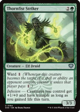 Thornfist Striker (SOS-164) [Secrets of Strixhaven] Foil