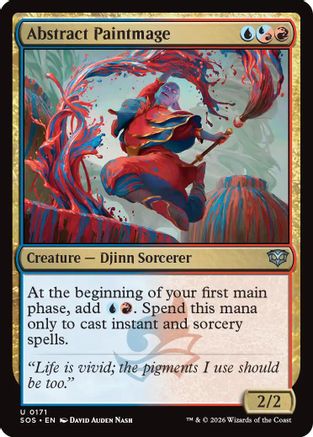 Abstract Paintmage (SOS-171) [Secrets of Strixhaven] Foil
