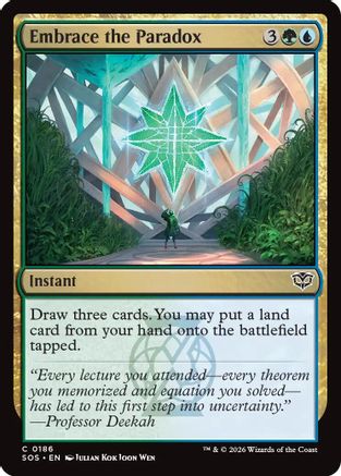 Embrace the Paradox (SOS-186) [Secrets of Strixhaven]