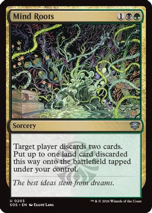 Mind Roots (SOS-203) [Secrets of Strixhaven] Foil